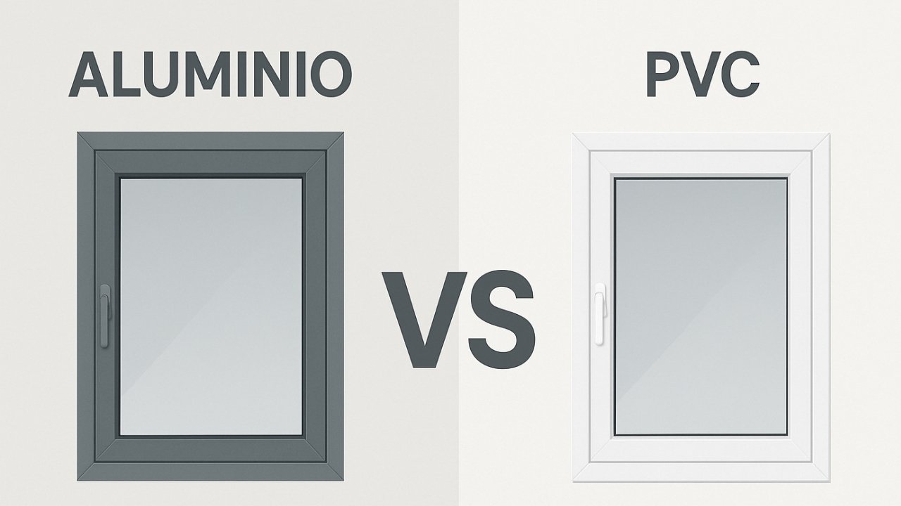 diferencia entre aluminio y pvc en ventanas